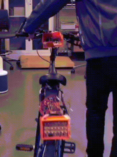 Light automatically turned on when braking.